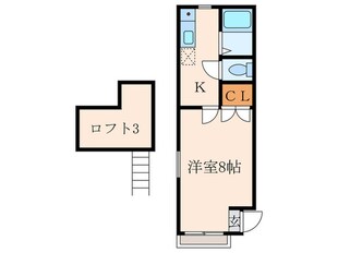 レグルス熊本の物件間取画像